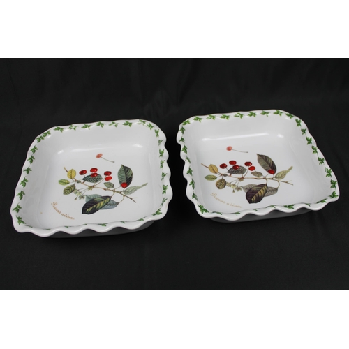 335 - Pair of Regal Porcelain Collection Square Serving Dish 19 x 19cm