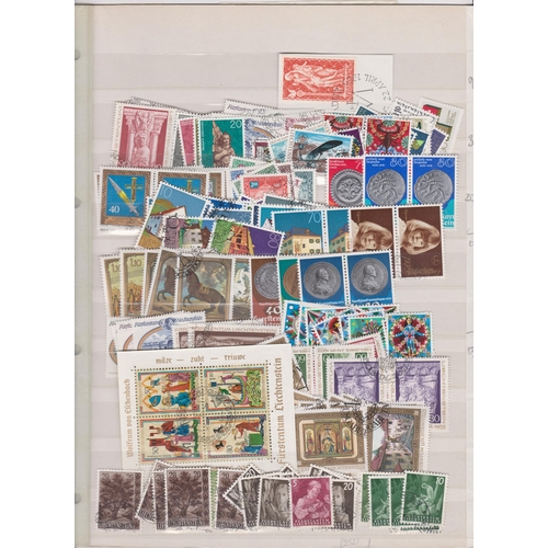 551 - on old German leaves up to WWII condn gen vg with some useful stamps STC £592 als s/card with post w... 