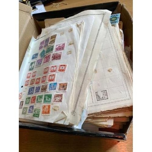 63 - World much Europe issues , s/cards, album pages, packets mainly offpaper small s/bk 100s small pages... 