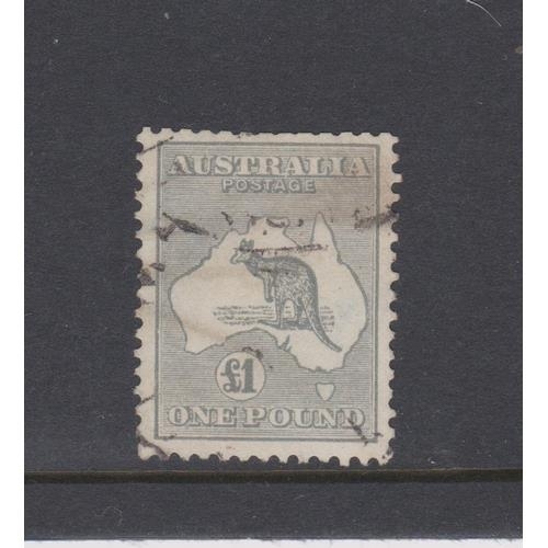 150 - Australia 1931-6 £1 used very slightly trimmed perfs at top SG137 (1) (s)