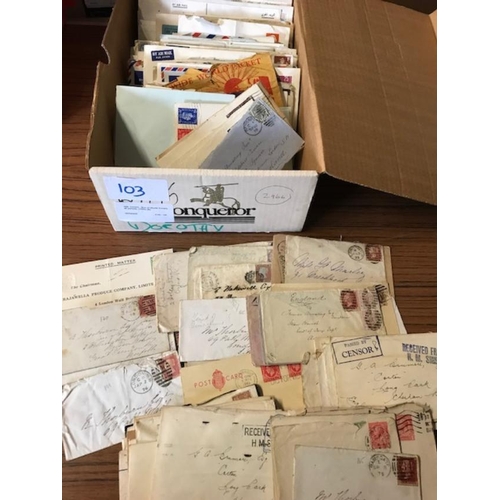 103 - Covers - Box of World Covers, all periods.  (100s)  (B)