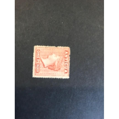 141 - Antigua 1863-7 1d Vermilion, fresh mint SG7. SEE PHOTO  (1)  (S)