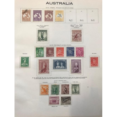 2 - Collections & mixed lots noted Australia KGV m & u vals to 5/-, 1937-8 10/- & £1m, 5/- Bridge cds, B... 