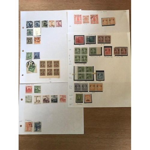 208 - China selection on album leaves, all periods & areas with occasional better items. Useful Japanese O... 