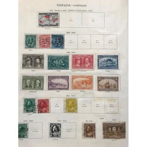 23 - Collections & Mixed Lots - New Ideal for Commonwealth interleaved, we note Canada 1908 Tercentenery ... 