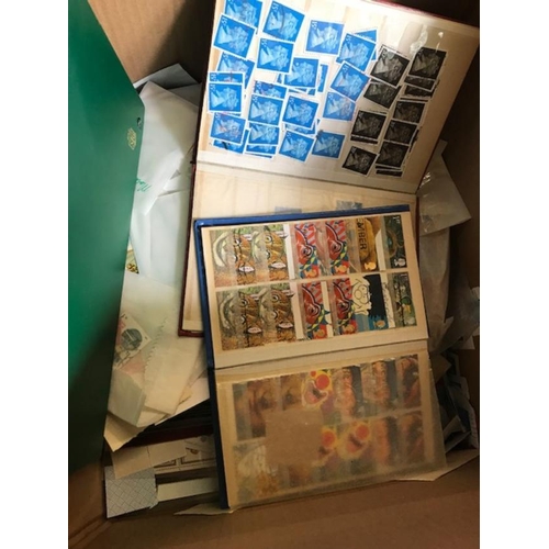 44 - Collections & Mixed lots box of loose  envelopes small boxes etc (1000s) (B)