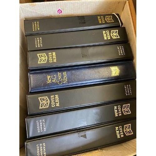 91 - Accessories - SG large cover albums x 7 with leaves (SG MAJOR) type. Condition as new. Retail £200. ... 