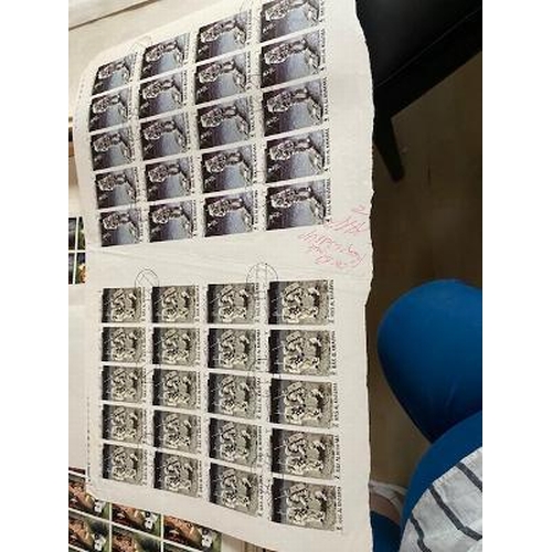 403 - Ras Al Khaima c1971 2R Space & 4R Space imperf proof sheet CTO (1 item) (B)