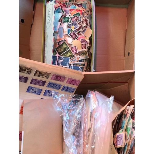 40 - Collections & Mixed Lots - Box of loose in envelopes & smaller boxes.  (1000s)  (B).