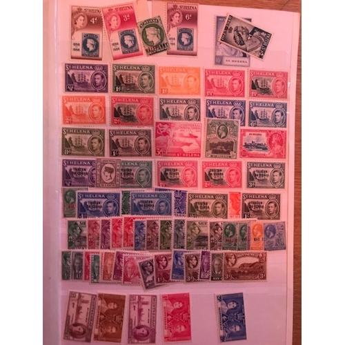 19 - Collections & mixed lots s/bk of mint Commonwealth mainly KGV- earlier QV also mint Germany & World ... 