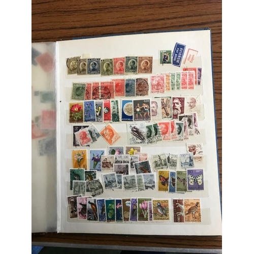 8 - Collections & Mixed Lots - Large box stuffed with stamps to sort, noted  Vintage Triumph album.  (10... 