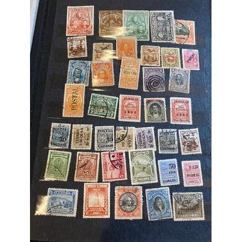 24 - Collections & Mixed Lots - Latin America in 32 sided stock-book with good range of mint & used, all ... 