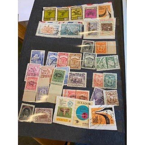 24 - Collections & Mixed Lots - Latin America in 32 sided stock-book with good range of mint & used, all ... 