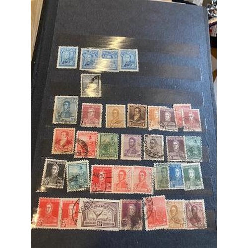 24 - Collections & Mixed Lots - Latin America in 32 sided stock-book with good range of mint & used, all ... 