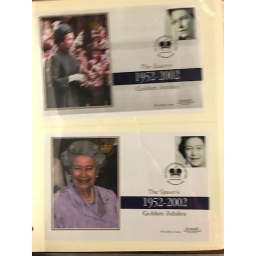 67 - Omnibus 2002 Golden Jubilee seln of mint & M/S plus some covers also 2002 Coronation Jubilee range o... 