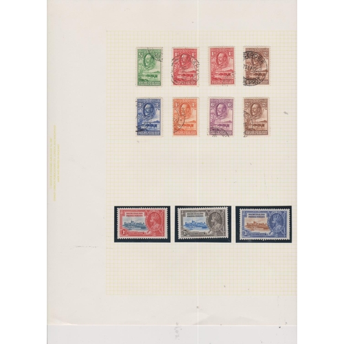 171 - Bechuanaland QV-QE M&U, ranges noted KEVII 1/- (77)  (E)