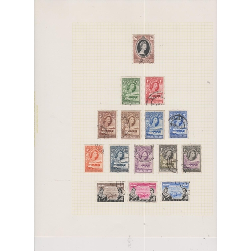 171 - Bechuanaland QV-QE M&U, ranges noted KEVII 1/- (77)  (E)