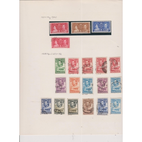 171 - Bechuanaland QV-QE M&U, ranges noted KEVII 1/- (77)  (E)