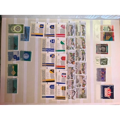 362 - Liechtenstei s/b with 1917 set of 6 m & u , 1921 5r, 7 1/2r 50A, 51a and a few other easrlies plus r... 