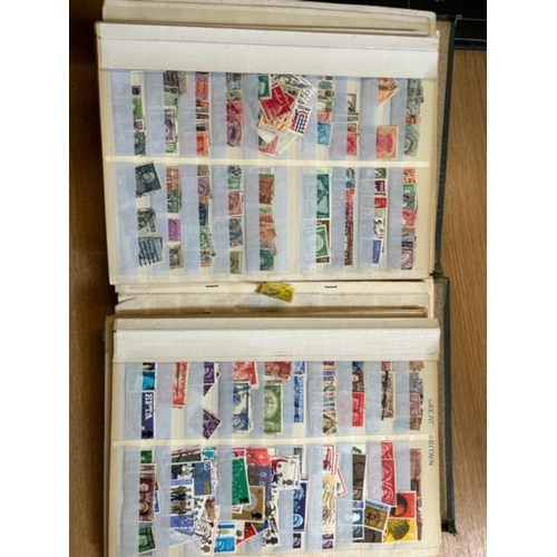 42 - Mixed lots box with sundry albums & stockbooks (1000s) (B)