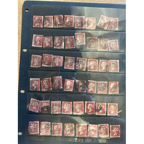 600 - GB Collections & Mixed Lots - 1d red & other line engraved perfins.  (89)  (E)