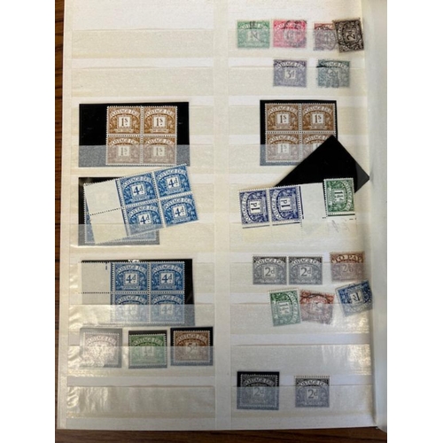 683 - GB Collections & Mixed Lots - Diverse in Stock-book with Exhibition Mini-sheets, GB Overprints, Cind... 