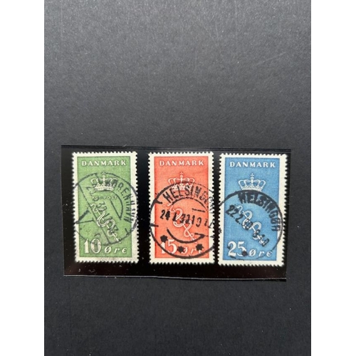 217 - Denmark 1929 Cancer set, used.  (3)  (S)