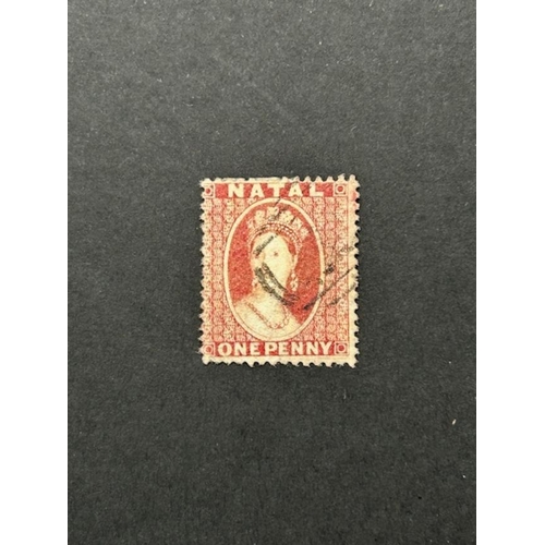 350 - Natal 1859-60 1d fine used SG9.  (1)  (S)