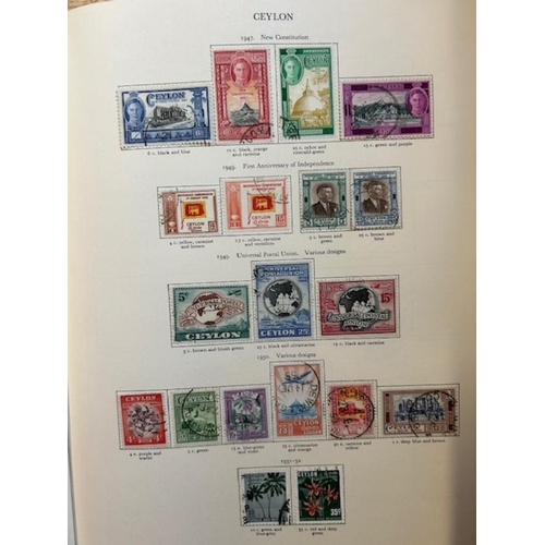 1 - Collections & Mixed Lots - Red SG KGVI Crown album of used largely complete with many sets to £1 or ... 