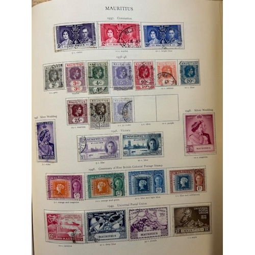 1 - Collections & Mixed Lots - Red SG KGVI Crown album of used largely complete with many sets to £1 or ... 