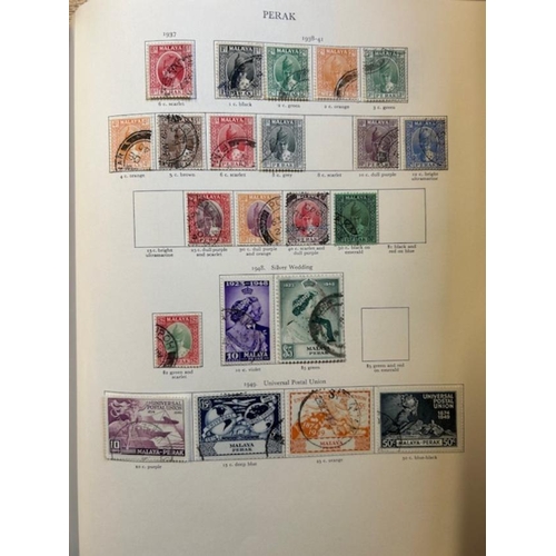 1 - Collections & Mixed Lots - Red SG KGVI Crown album of used largely complete with many sets to £1 or ... 