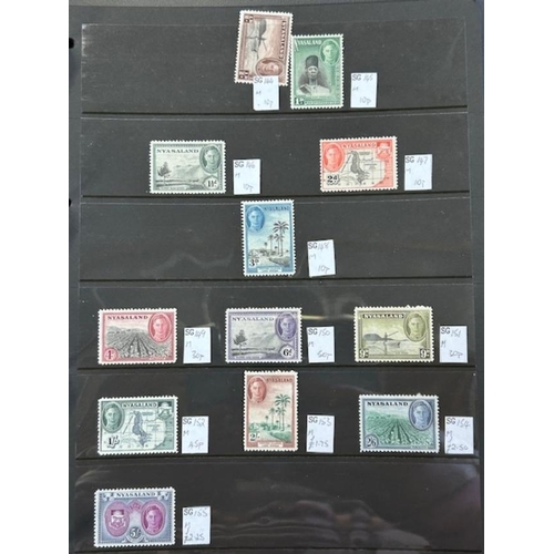 57 - Mixed lots KGVI mint stock (100s) (A)