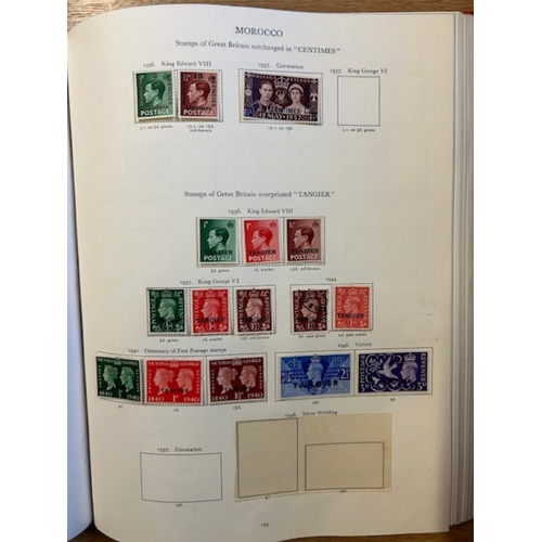 8 - Coollections KGVI Red Crown album of m & u (100s) (A)