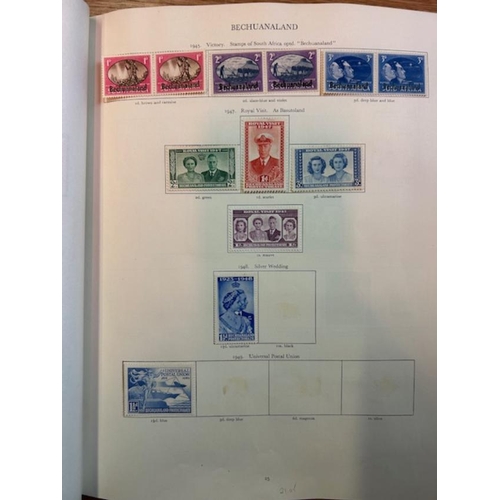 9 - Collections & Mixed Lots - Red SG KGVI Crown Album of mint, much useful & needs building up. (100s) ... 