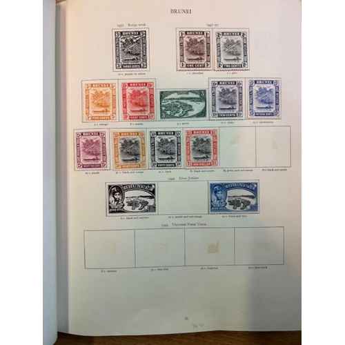 9 - Collections & Mixed Lots - Red SG KGVI Crown Album of mint, much useful & needs building up. (100s) ... 