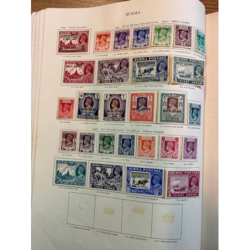 9 - Collections & Mixed Lots - Red SG KGVI Crown Album of mint, much useful & needs building up. (100s) ... 