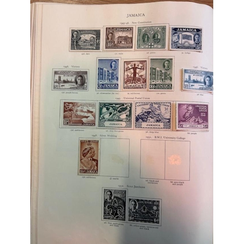 9 - Collections & Mixed Lots - Red SG KGVI Crown Album of mint, much useful & needs building up. (100s) ... 