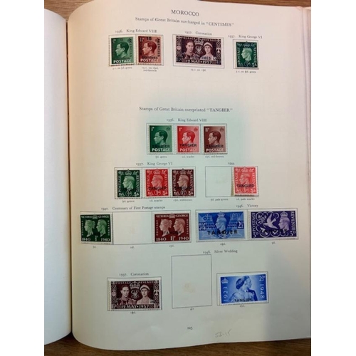 9 - Collections & Mixed Lots - Red SG KGVI Crown Album of mint, much useful & needs building up. (100s) ... 