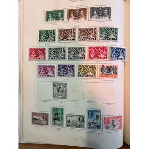 9 - Collections & Mixed Lots - Red SG KGVI Crown Album of mint, much useful & needs building up. (100s) ... 