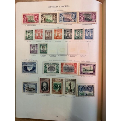 9 - Collections & Mixed Lots - Red SG KGVI Crown Album of mint, much useful & needs building up. (100s) ... 