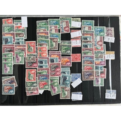 12 - Mixed lots  Palestine, Papua, Sierra Leone & Solomons all periods (100s) (E)