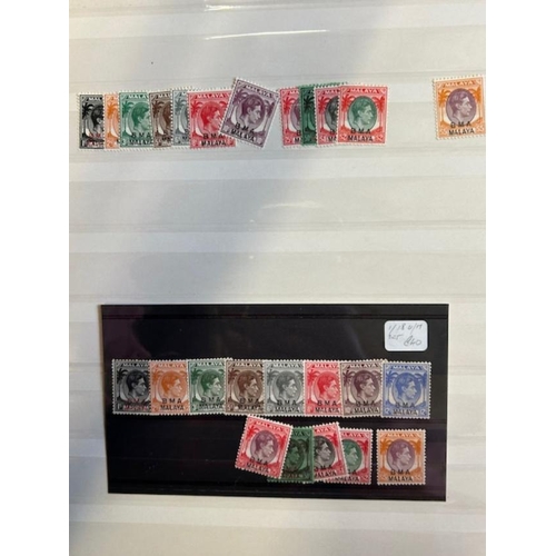 30 - Collections Leewards & Malaya etc in s/bk mainly early to middle (100s) (A)