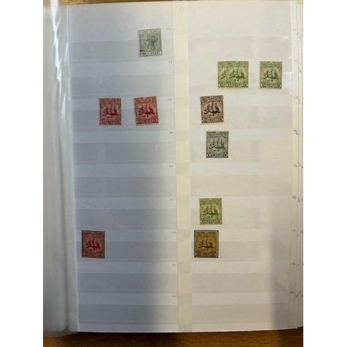 39 - Mixed lots Seychelles & Turks all periods in s/bk (100s) (A)