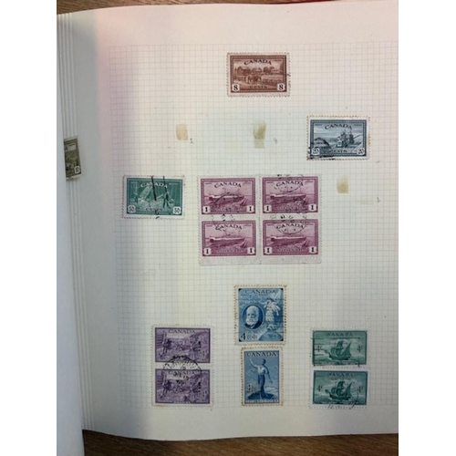 56 - Collection KGVI used C'W in red album (100s) (A)