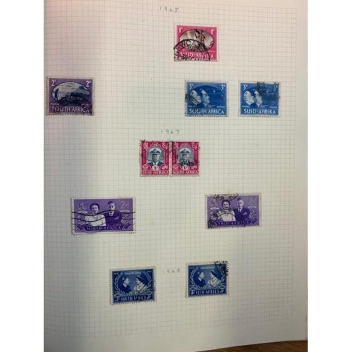 56 - Collection KGVI used C'W in red album (100s) (A)