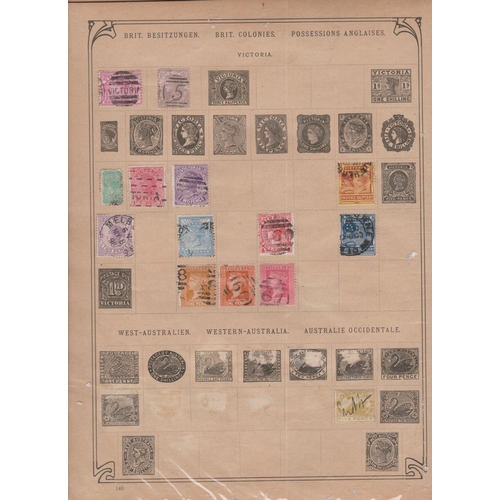 21 - British Commonwealth in huggies box, includes early Cayman on s/cards, 2 s/bks some Egyptian Postal ... 