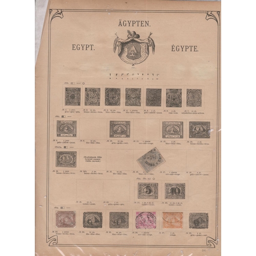 21 - British Commonwealth in huggies box, includes early Cayman on s/cards, 2 s/bks some Egyptian Postal ... 