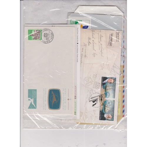 21 - British Commonwealth in huggies box, includes early Cayman on s/cards, 2 s/bks some Egyptian Postal ... 