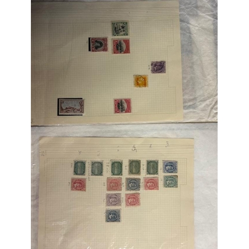7 - Colln British Commonwealth seln on album leaves and s/cards we note Indian States, Australia postage... 