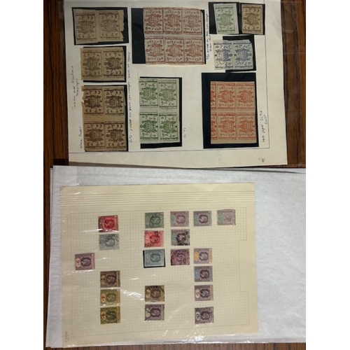 7 - Colln British Commonwealth seln on album leaves and s/cards we note Indian States, Australia postage... 